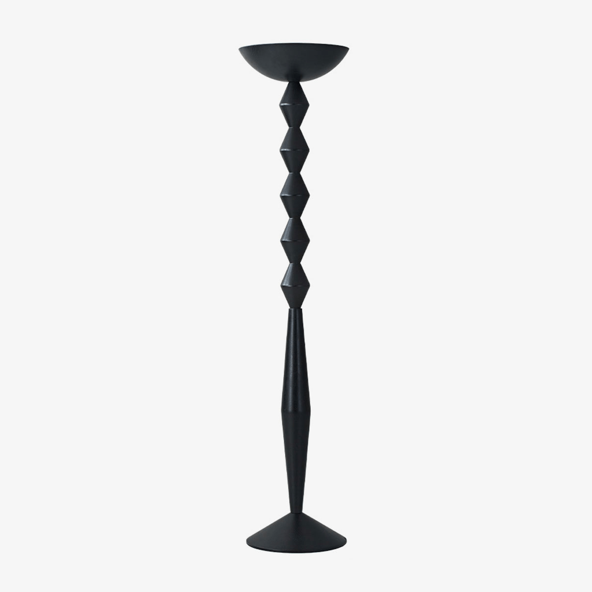 Sculptural Geometric Stack Floor Light, Floor Lamp, Metal, Dia 37cm x H 165cm