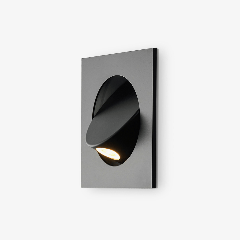 Clean-Lined Recessed Rotatable Sconce, Bedside Table Lamp, detail 12
