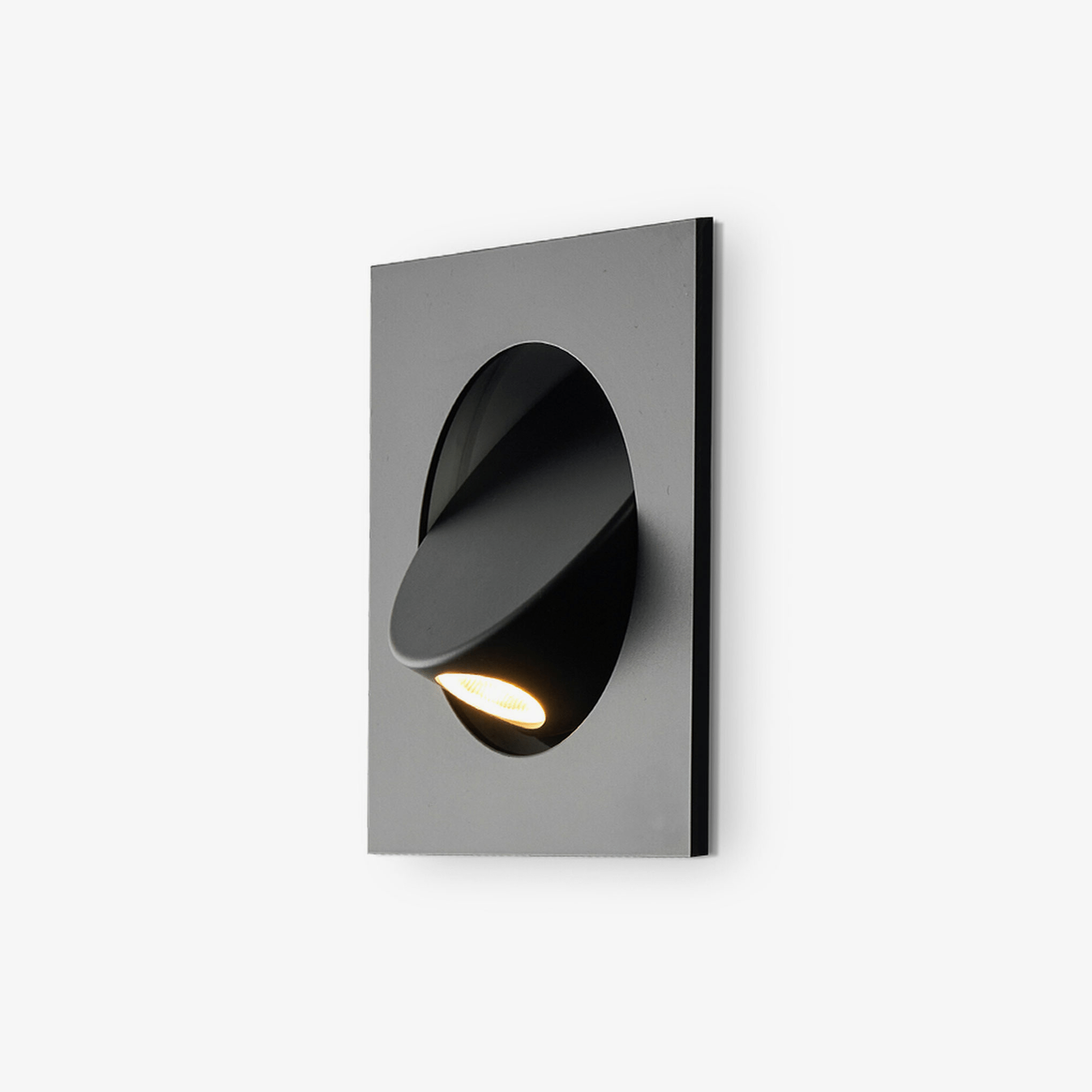 Clean-Lined Recessed Rotatable Sconce, Bedside Table Lamp, detail 12
