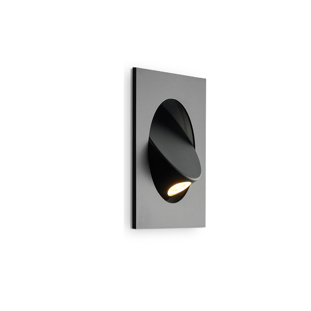 Clean-Lined Recessed Rotatable Sconce, Bedside Table Lamp, detail 11