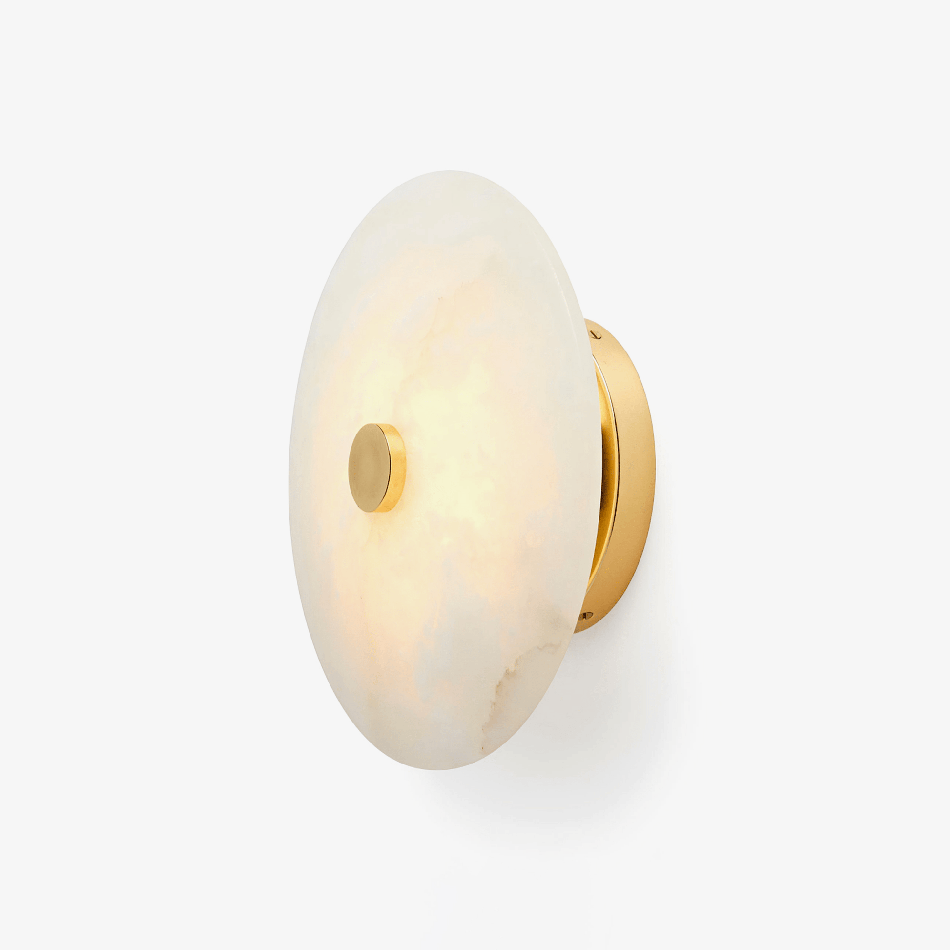Ankeny Alabaster Wall Light, Hardwired Wall Sconce, detail 2