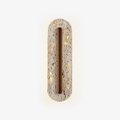 Aerin Lumaslot Wall Light, Hardwired Wall Sconce, Metal, Dia 11cm x H 35cm