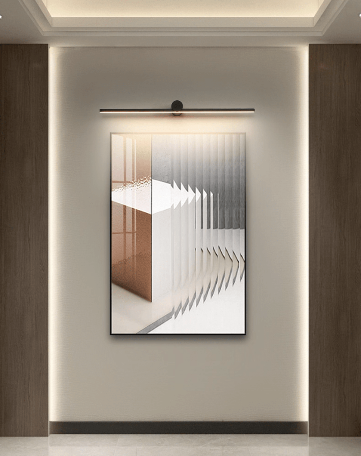 Lumen Trace Rechargeable Wall Light, Bathroom Wall Sconce, detail 9