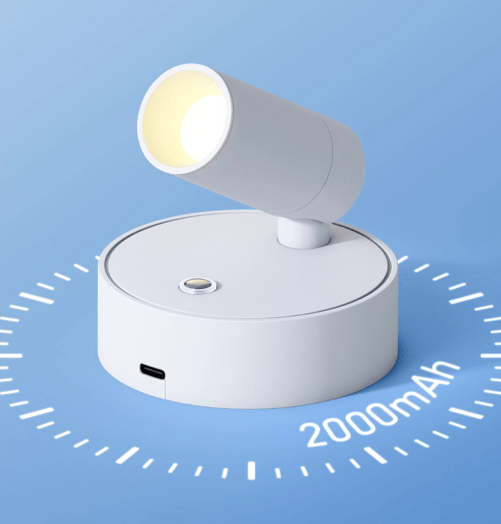 Luma Pivot Rechargeable Wall Light, Bathroom Wall Sconce, detail 7