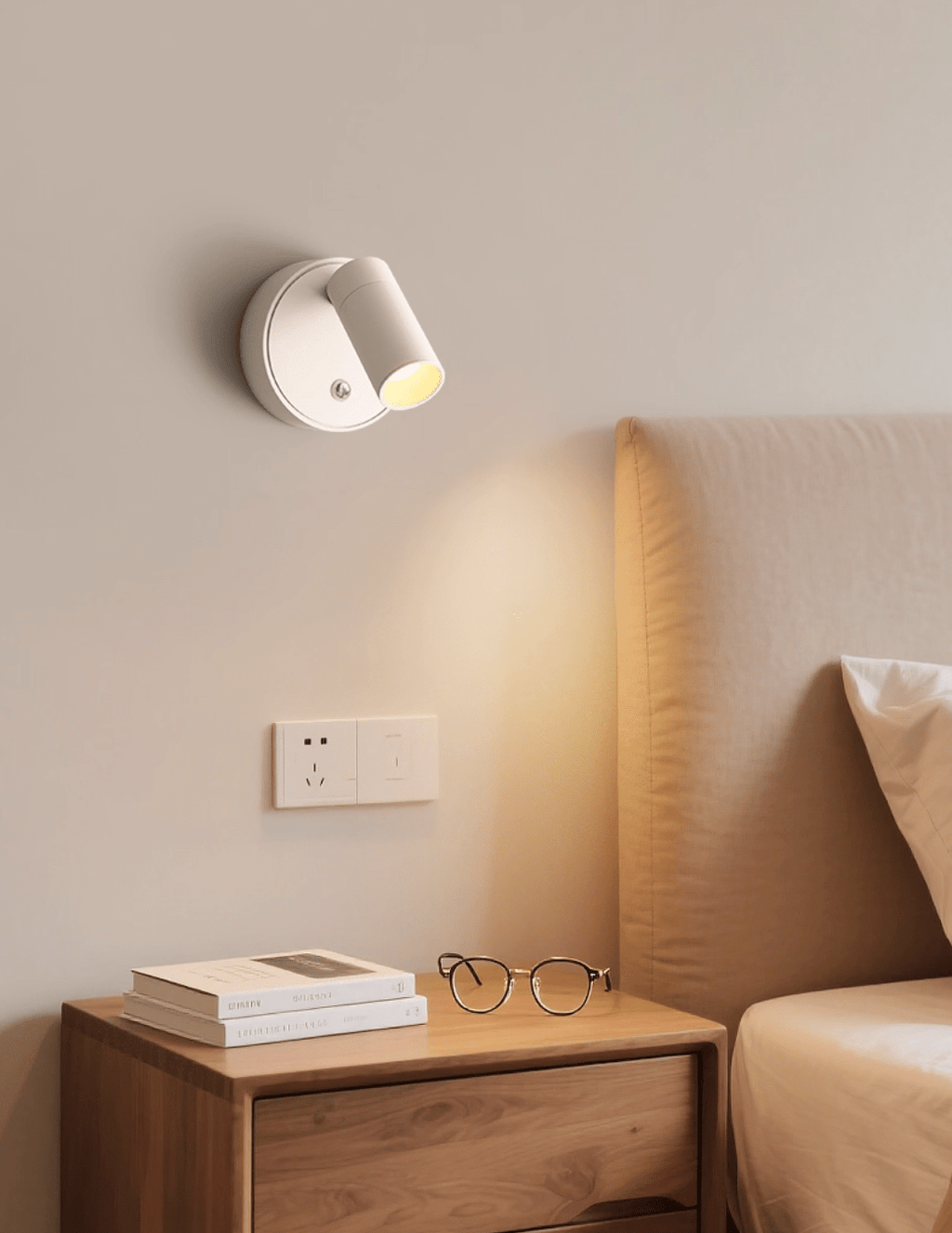 Luma Pivot Rechargeable Wall Light, Bathroom Wall Sconce, detail 3