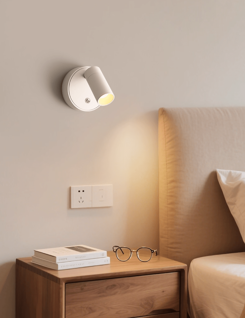 Luma Pivot Rechargeable Wall Light, Bathroom Wall Sconce, detail 3