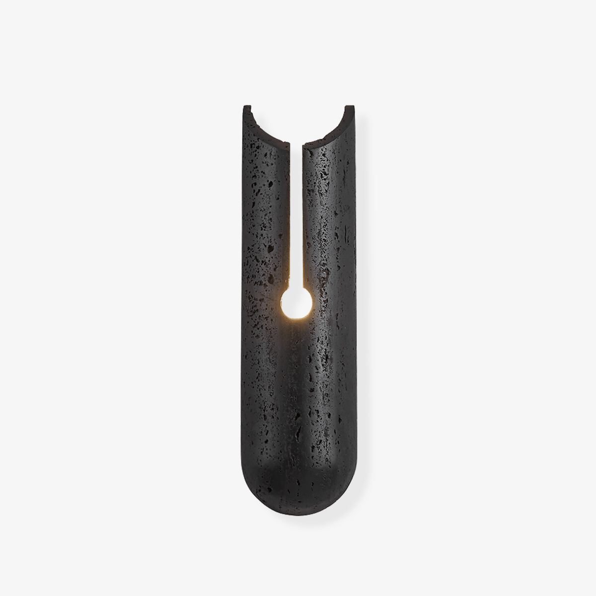 Vulca Split Stone Wall Light, Hardwired Wall Sconce, detail 2