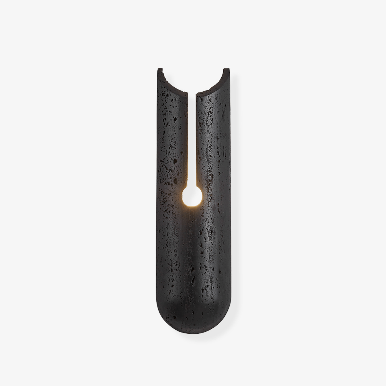 Vulca Split Stone Wall Light, Hardwired Wall Sconce, detail 2