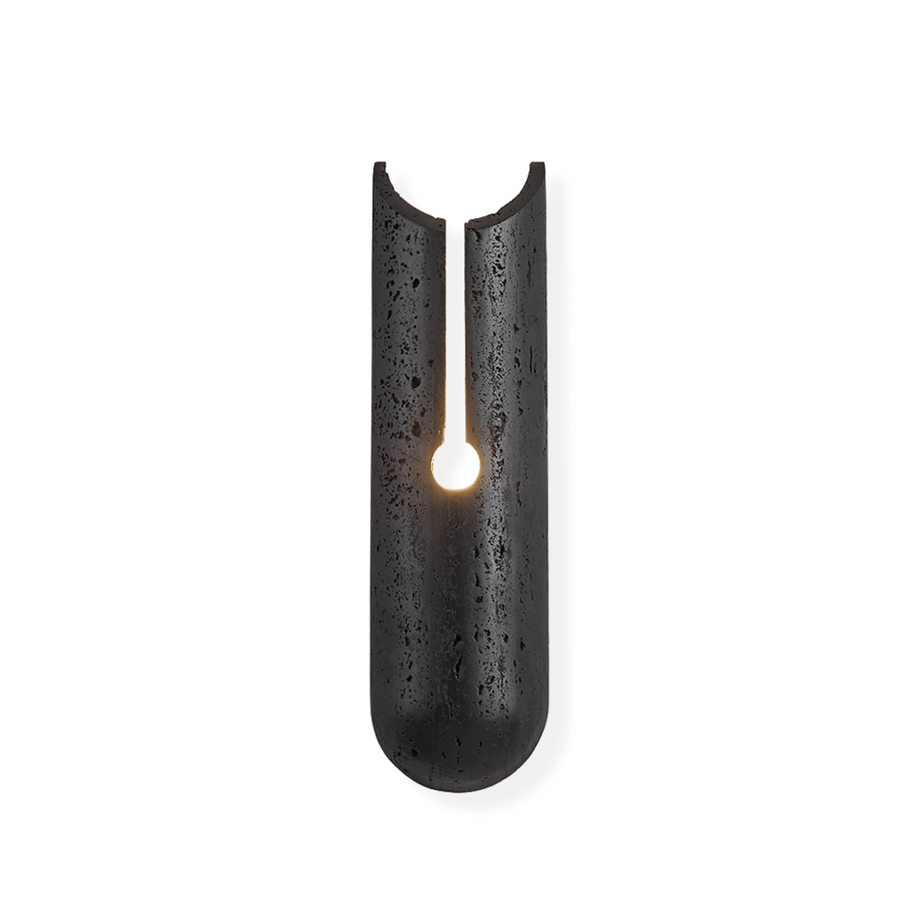 Vulca Split Stone Wall Light, Hardwired Wall Sconce, detail 17