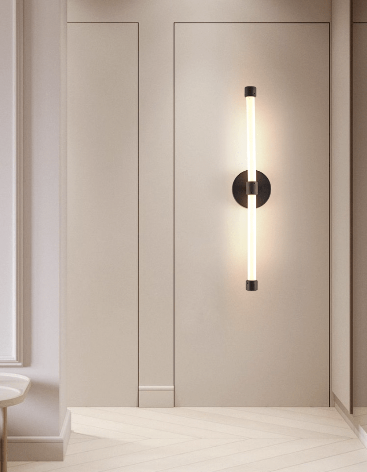 Brilline Vertical Wall Light, Hardwired Wall Sconce, detail 4