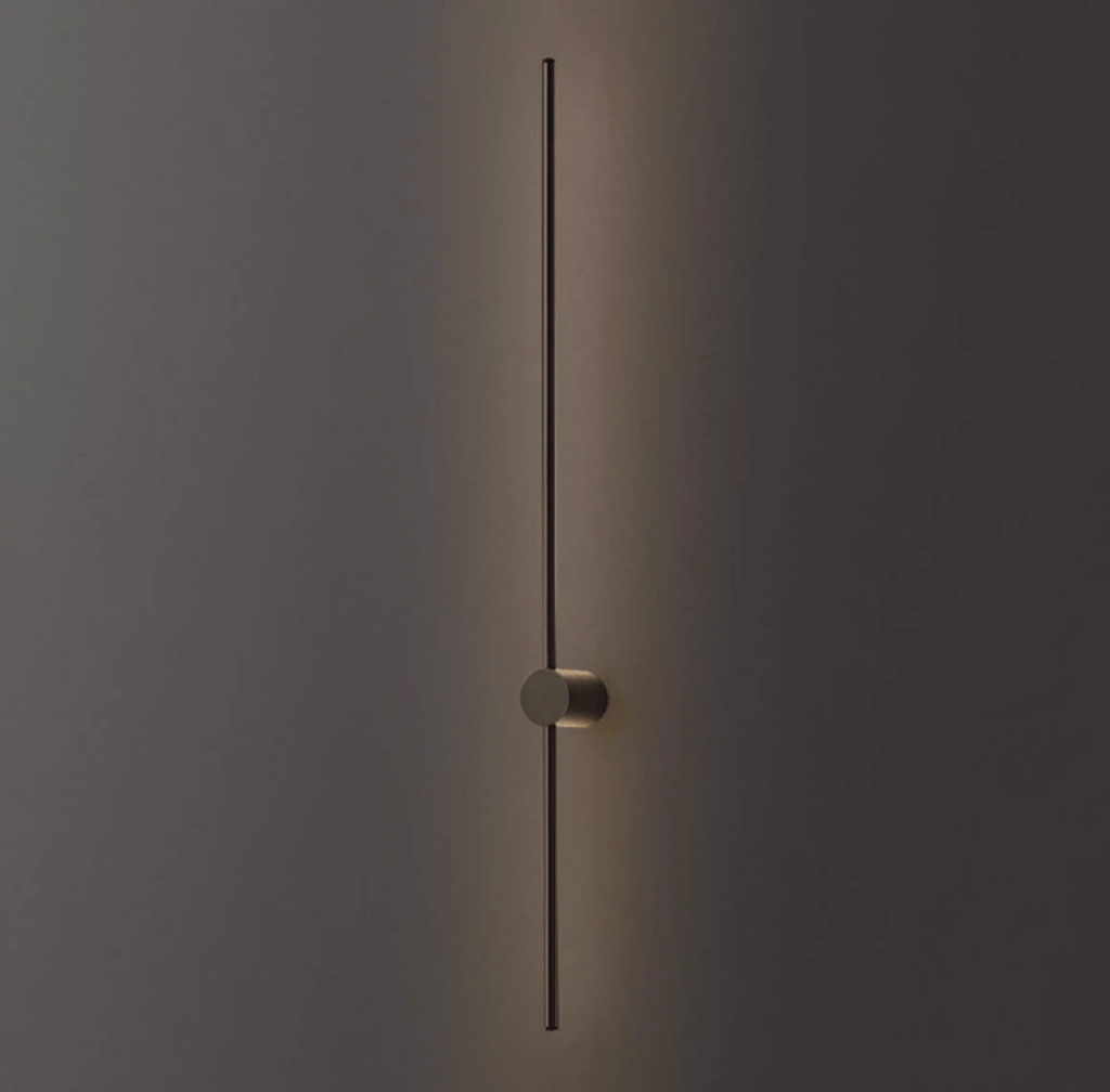 Luma Rod Portable Rechargeable Wall Light - Dia 10cm x L 60cm Metal, Bathroom Wall Sconce, detail 11