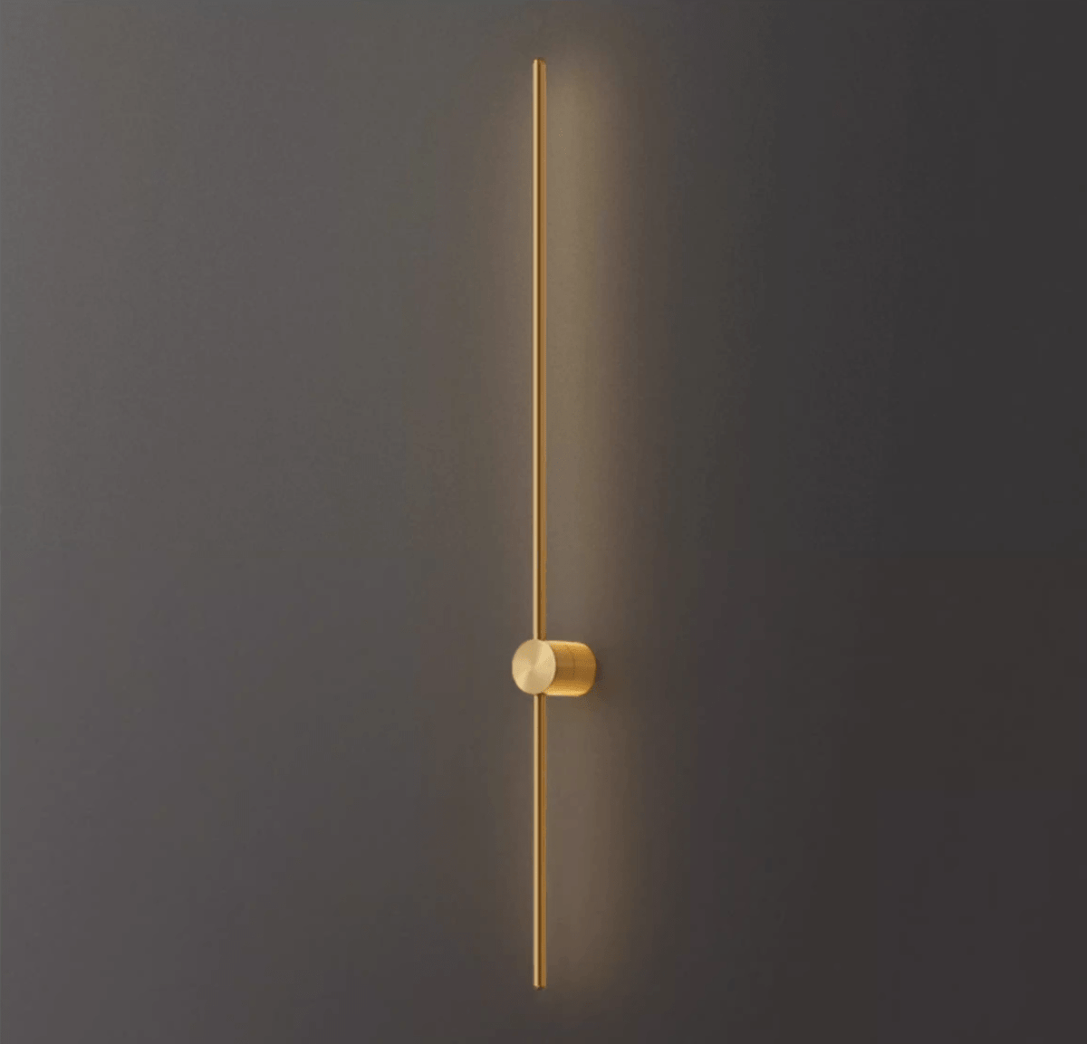 Luma Rod Portable Rechargeable Wall Light - Dia 10cm x L 60cm Metal, Bathroom Wall Sconce, detail 14
