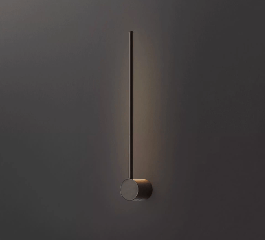 Luma Rod Portable Rechargeable Wall Light - Dia 10cm x L 60cm Metal, Bathroom Wall Sconce