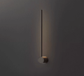 Luma Rod Portable Rechargeable Wall Light - Dia 10cm x L 60cm Metal, Bathroom Wall Sconce