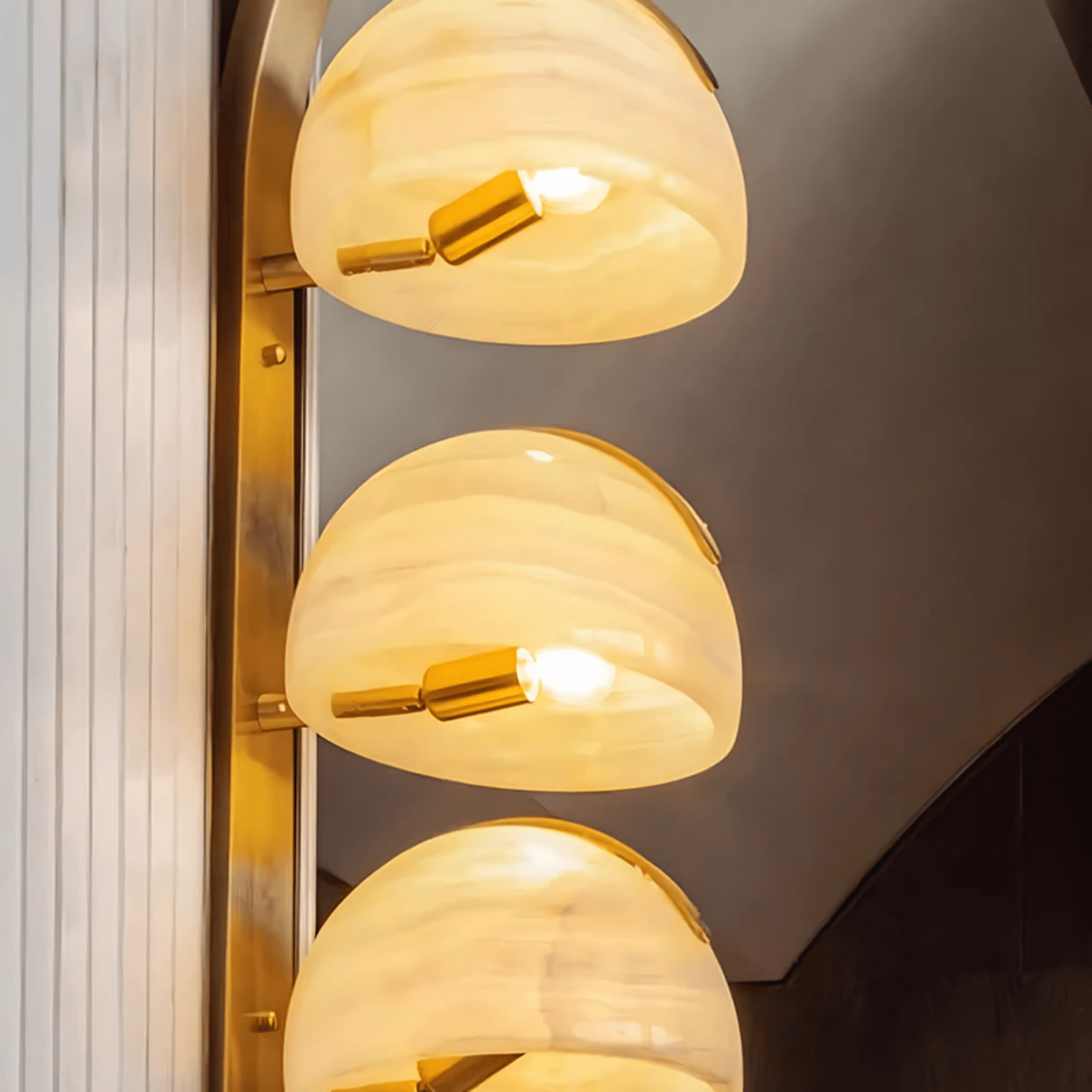 Orvyn Alabaster Wall Light - Wall Lamp, Hardwired Wall Sconce, detail 6