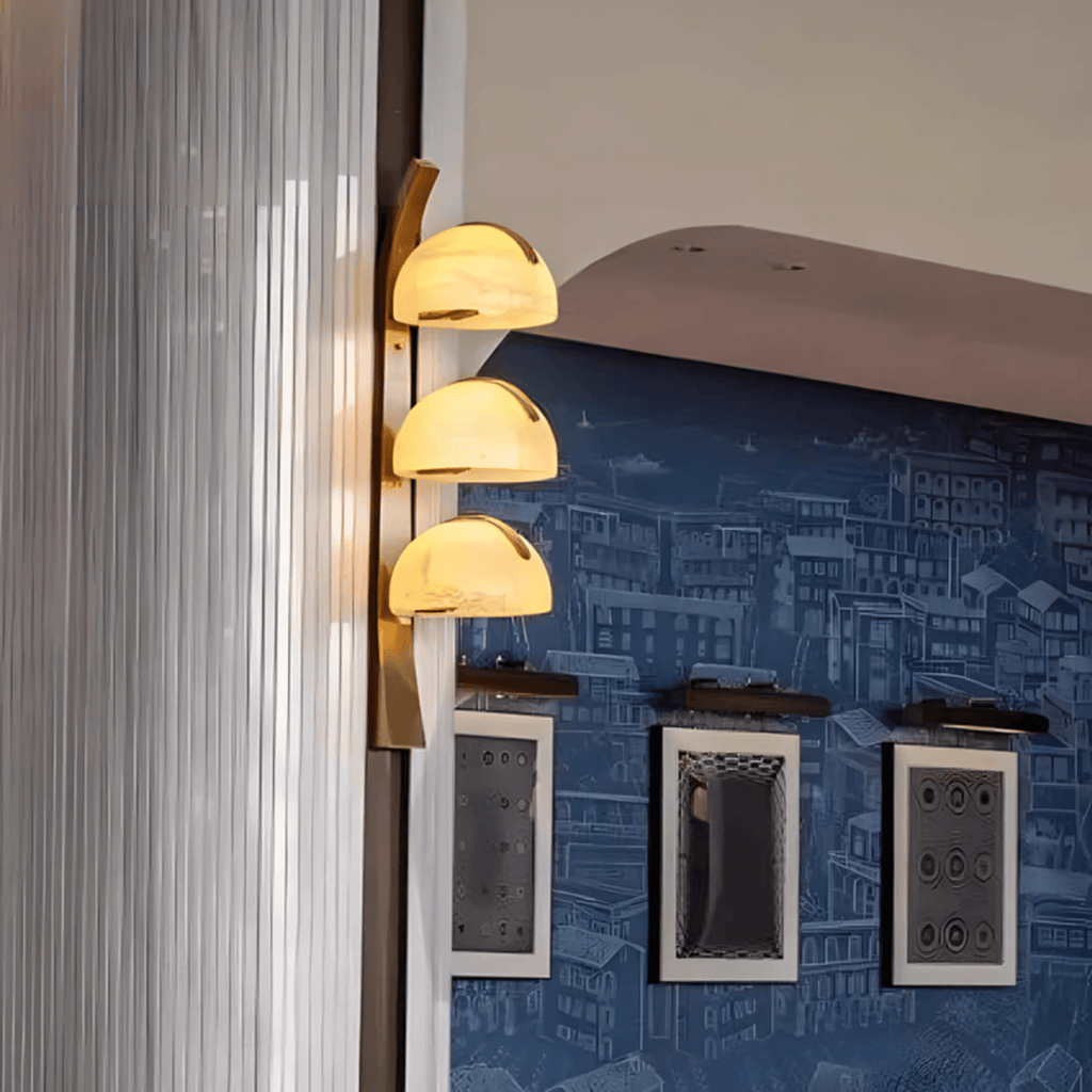 Orvyn Alabaster Wall Light - Wall Lamp, Hardwired Wall Sconce, detail 7