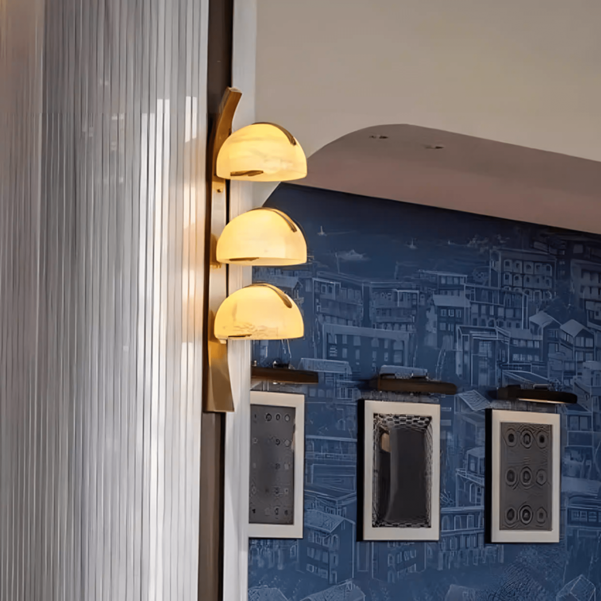Orvyn Alabaster Wall Light - Wall Lamp, Hardwired Wall Sconce, detail 7