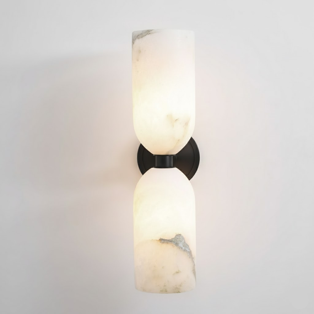 Alabaster Nexus Wall Light, Hardwired Wall Sconce, detail 32