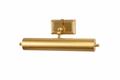 Ashton Brass Wall Light, Hardwired Wall Sconce, Metal, L 35cm x H 6cm
