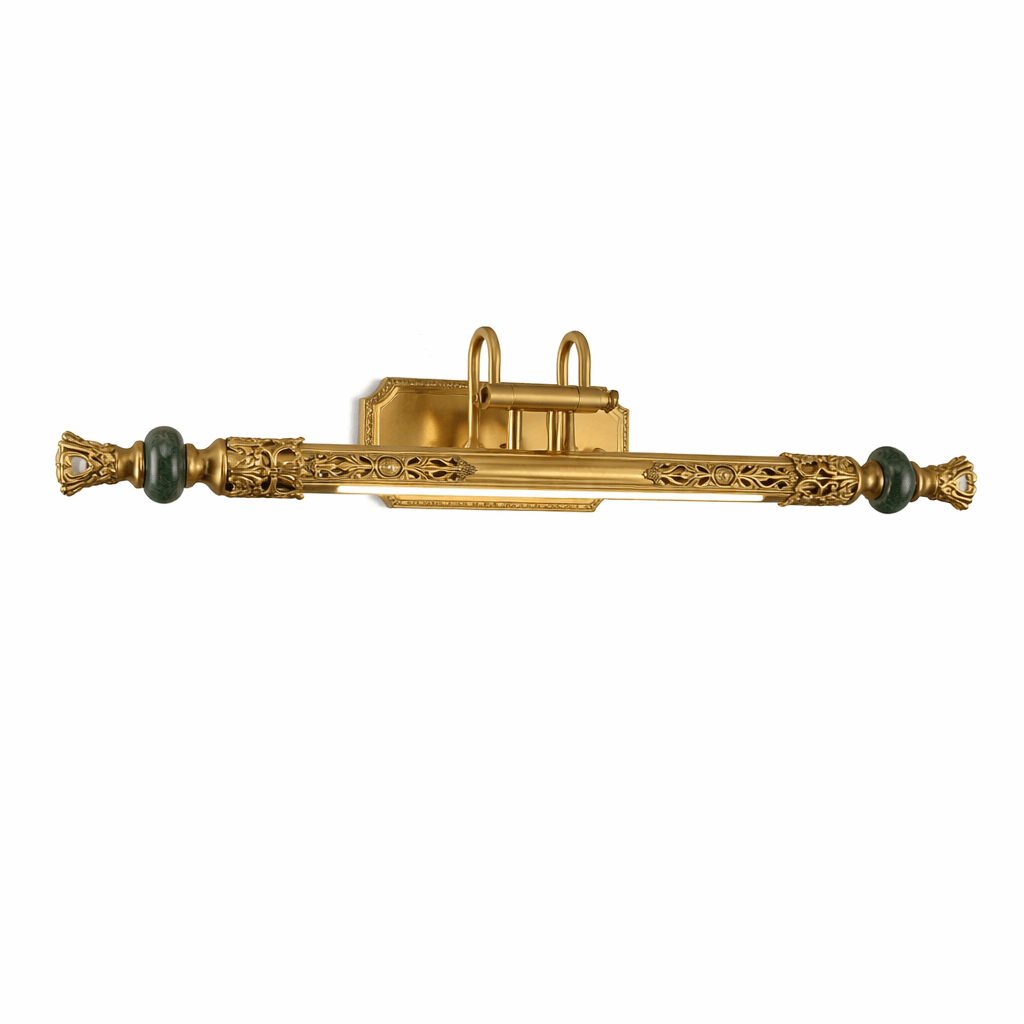 Emory Wall Light, Hardwired Wall Sconce, Brass, Dia 65cm x H 4cm