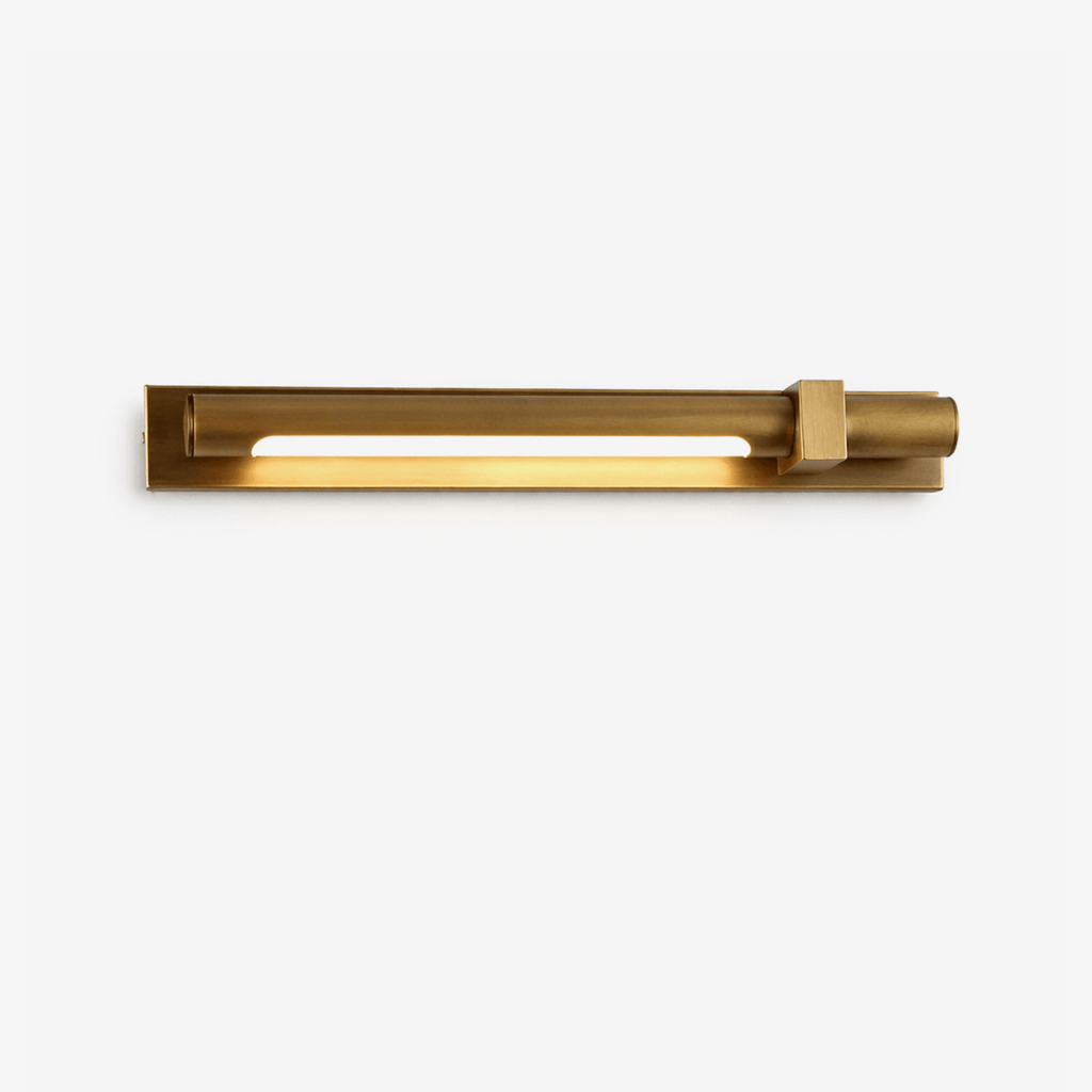 Emmett Wall Light, Hardwired Wall Sconce, Brass, L 36cm x H 5cm