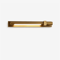 Emmett Wall Light, Hardwired Wall Sconce, Brass, L 36cm x H 5cm