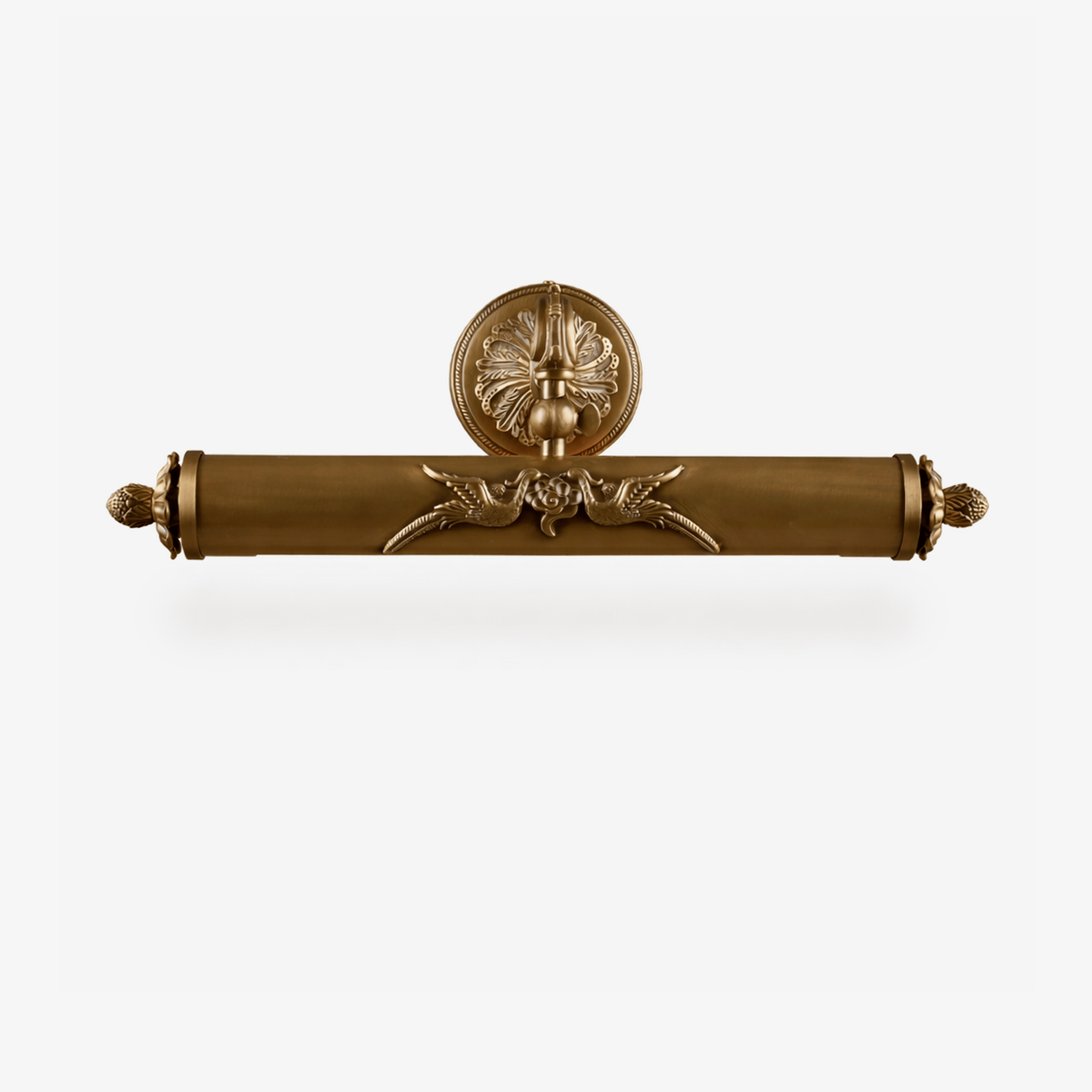 Florence Brass Wall Light, Hardwired Wall Sconce, detail 2