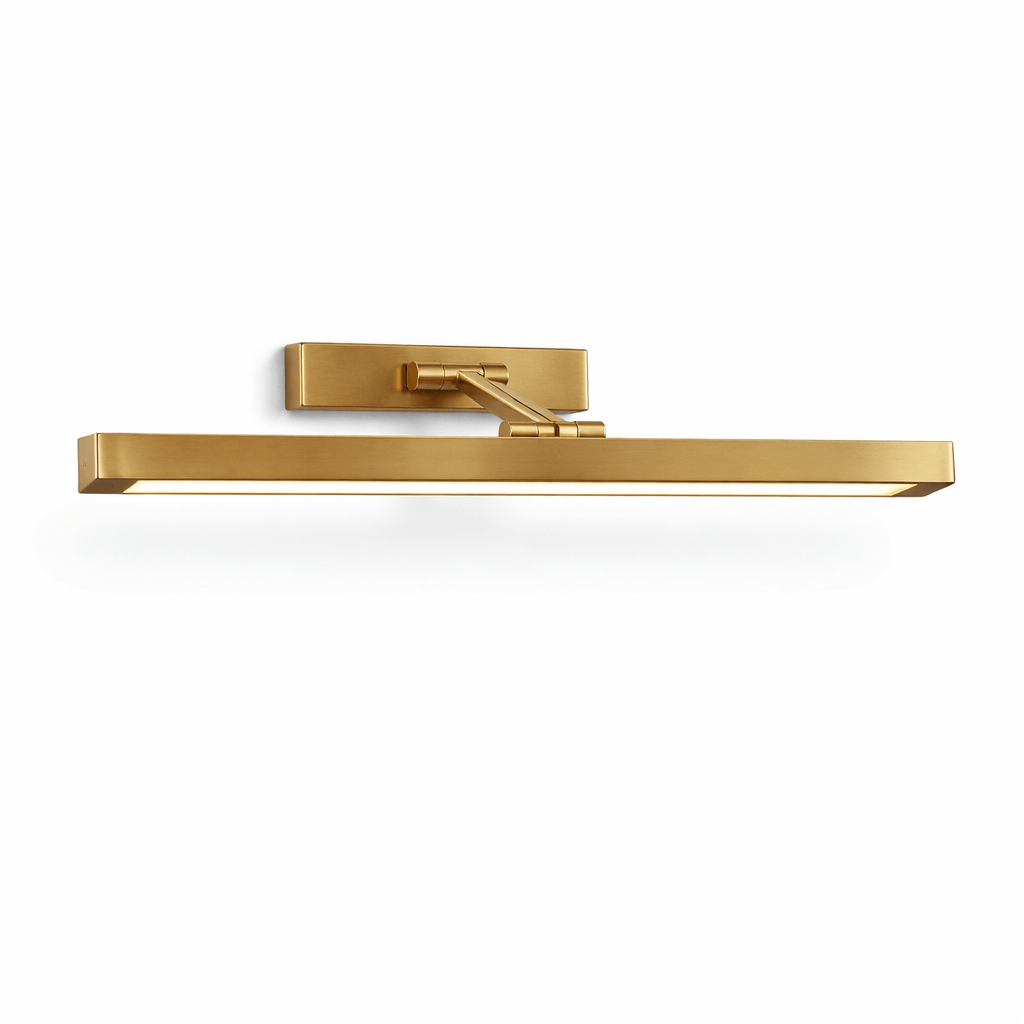 Avery Brass Wall Light, Hardwired Wall Sconce, detail 5