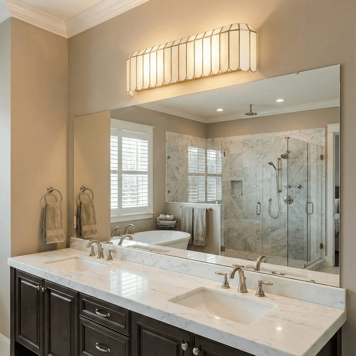 Aurelia Capiz Wall Light, Hardwired Wall Sconce, detail 7