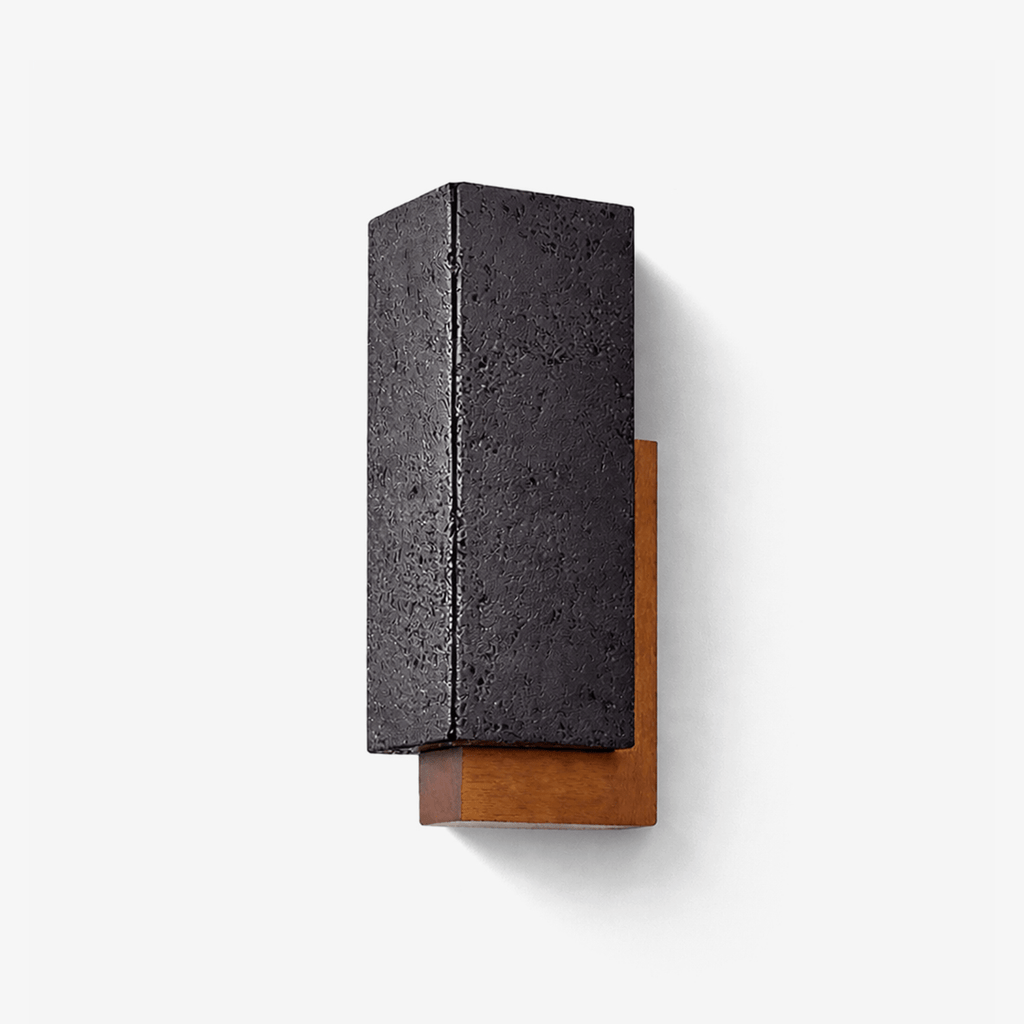 Obsidian Glow Wall Light, Hardwired Wall Sconce, detail 2