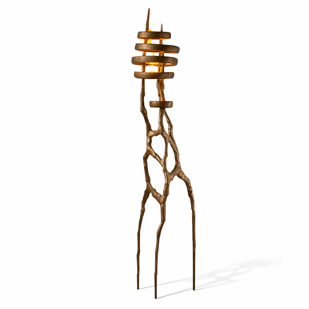 Vortex Sculpture Floor Light, Floor Lamp, detail 9