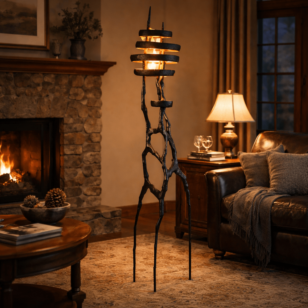 Vortex Sculpture Floor Light, Floor Lamp, detail 6