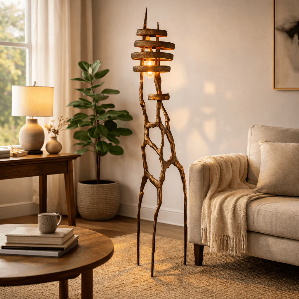 Vortex Sculpture Floor Light, Floor Lamp, detail 7