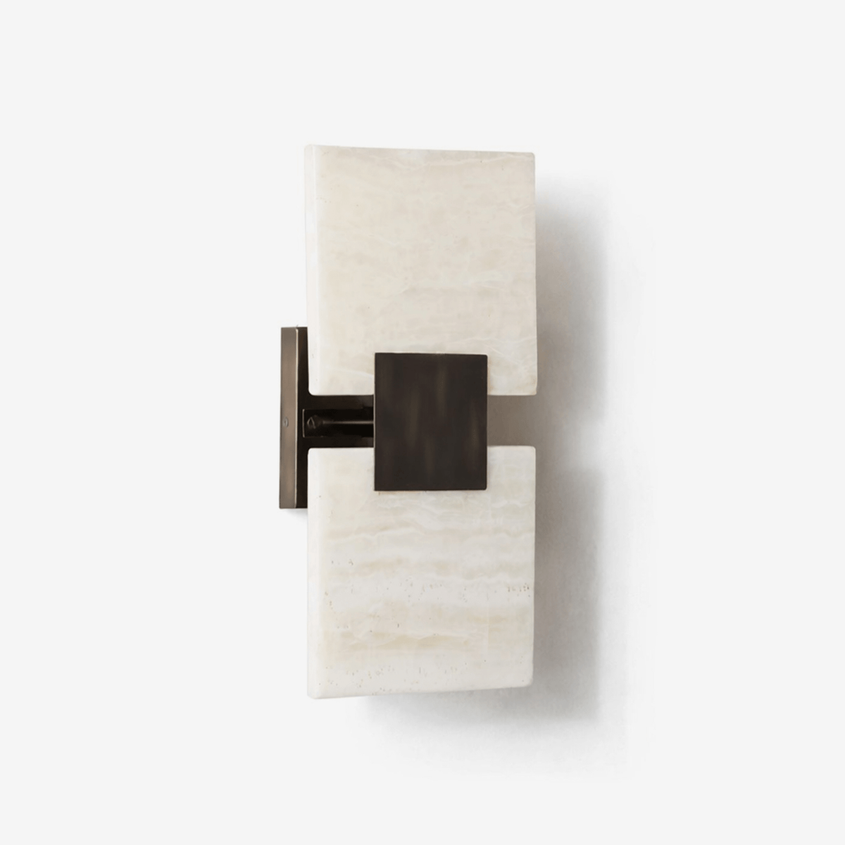 Strata Shift Alabaster Wall Light, Hardwired Wall Sconce, detail 2