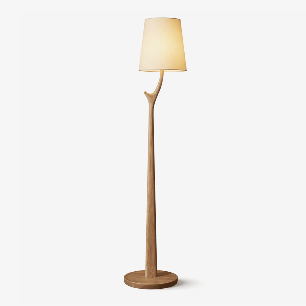 Elowen Floor Light, Floor Lamp, Wood, Dia 38cm x H 160cm