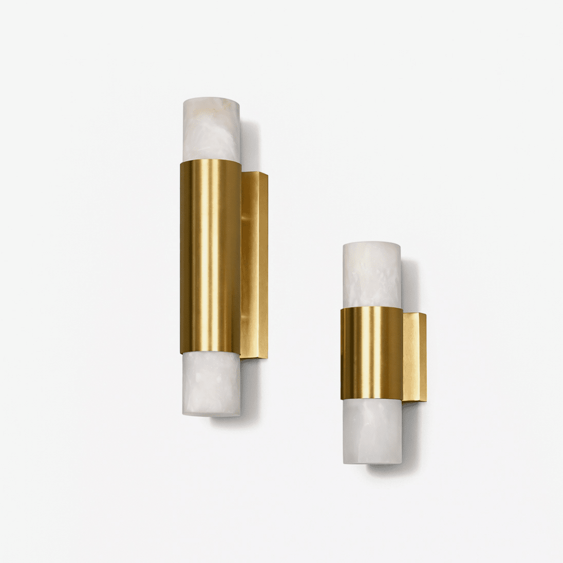 Arden Alabaster Wall Light, Hardwired Wall Sconce, detail 2