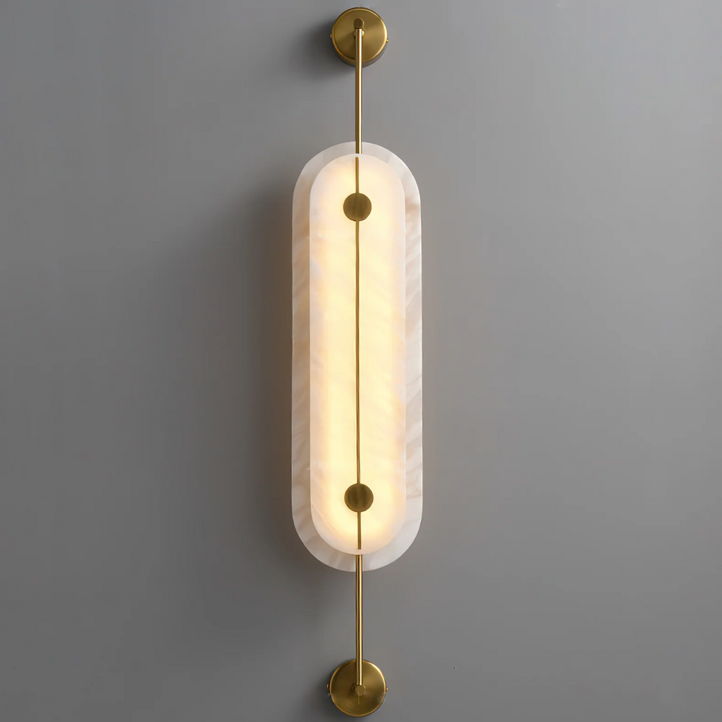 Solvane Alabaster Wall Light - Wall Lamp, Hardwired Wall Sconce, detail 18