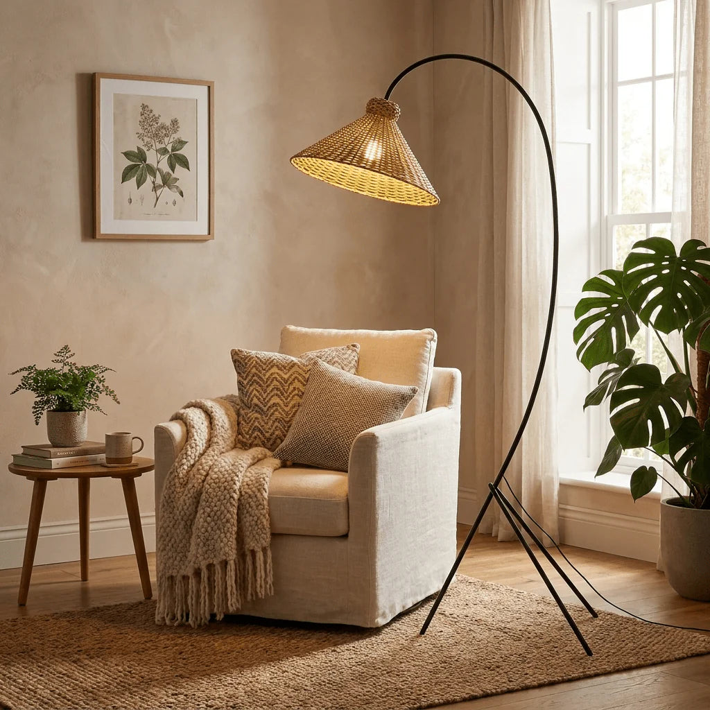 Tana Woven Floor Lamp