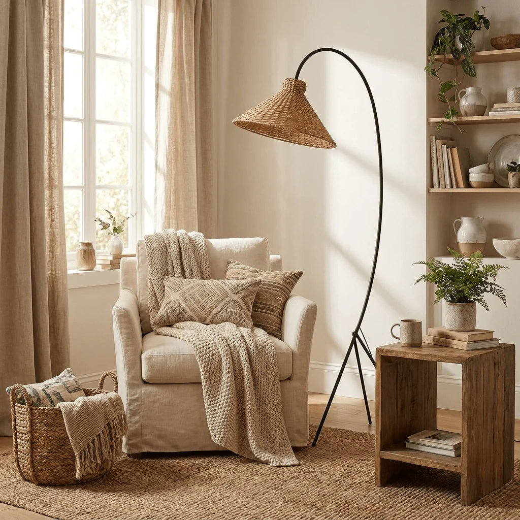 Tana Woven Floor Lamp