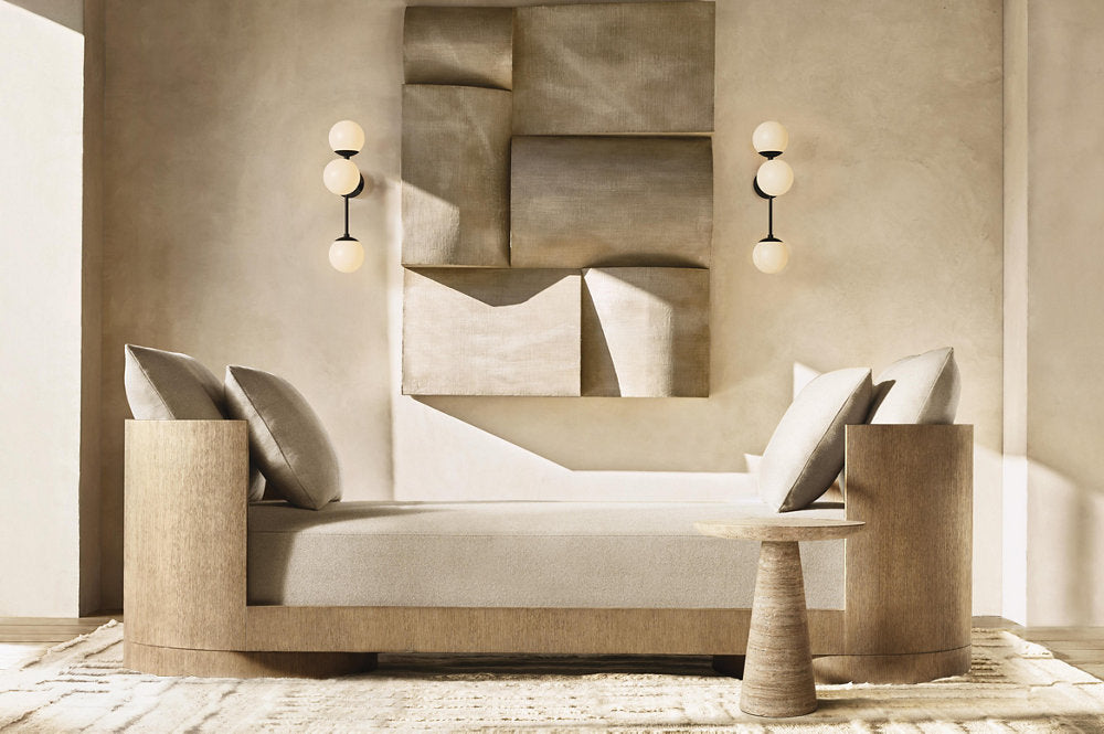 Cirque Triple Wall Light, Bedroom Wall Sconce, detail 6