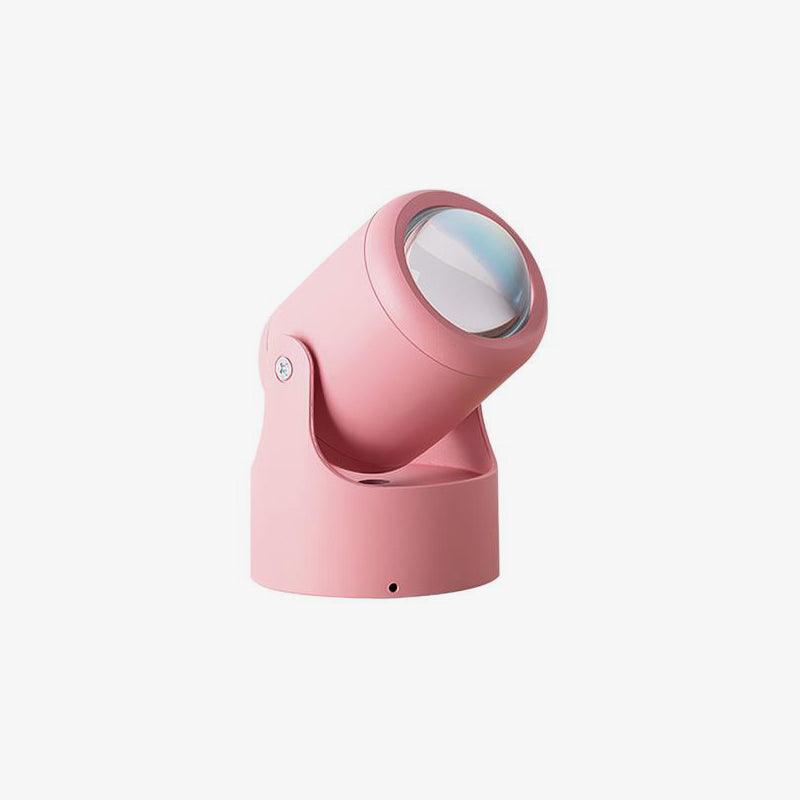 Glass Sunset Projection Built-in Battery LED Light, Bedside Table Lamp, detail 6