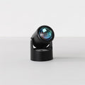 Glass Sunset Projection Built-in Battery LED Light, Bedside Table Lamp, Metal, Dia 7.5cm x H 13cm
