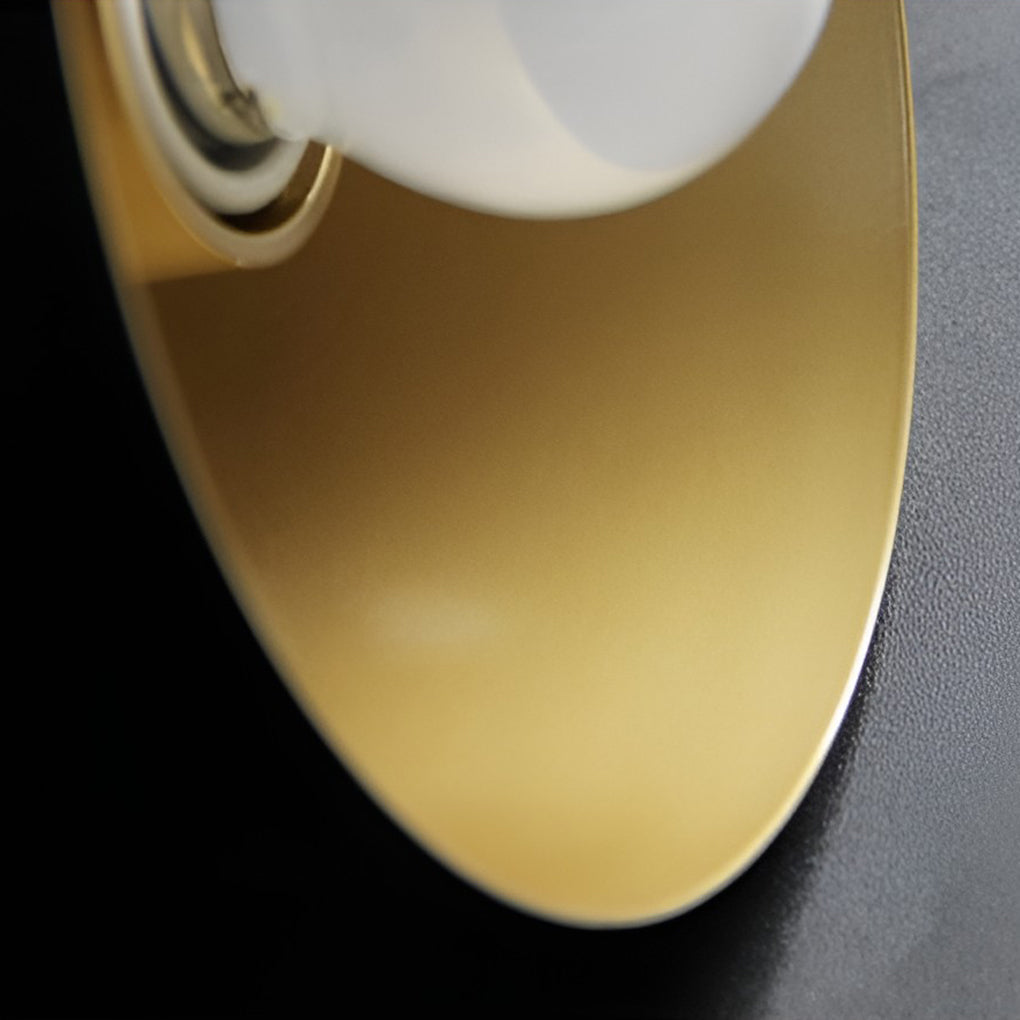 Hat-style Matte Metal Nordic Mounted Contemporary Wall Light, Bedroom Wall Sconce, detail 18