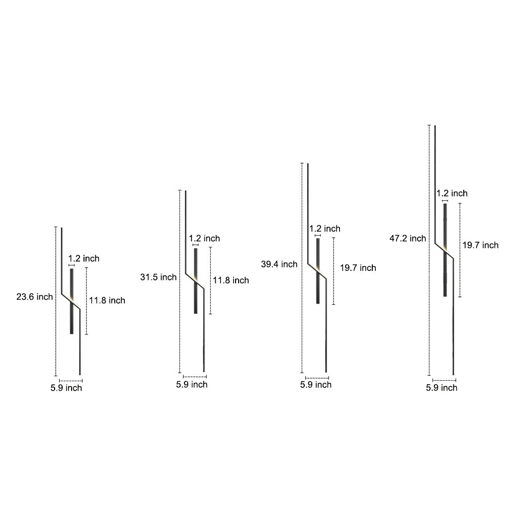 Lines Creative LED Contemporary Clean-Lined Wall Light Decorative Wall Fixtures Lighting, Bedroom Wall Sconce, detail 7