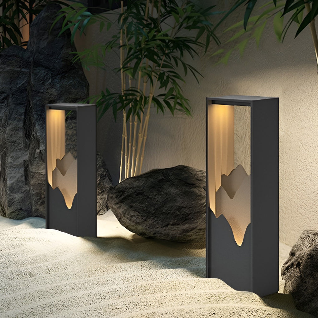 Waterproof LED Mountain Scenery Exterior Path Lights Landscape Lighting, Outdoor Wall Light, detail 11