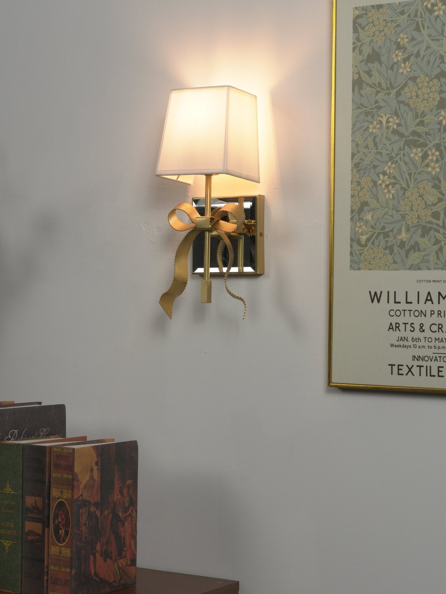Belle Bow Wall Light, Hardwired Wall Sconce, detail 29