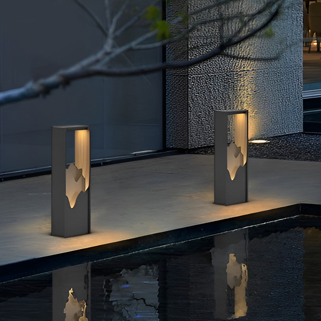 Waterproof LED Mountain Scenery Exterior Path Lights Landscape Lighting, Outdoor Wall Light, detail 12