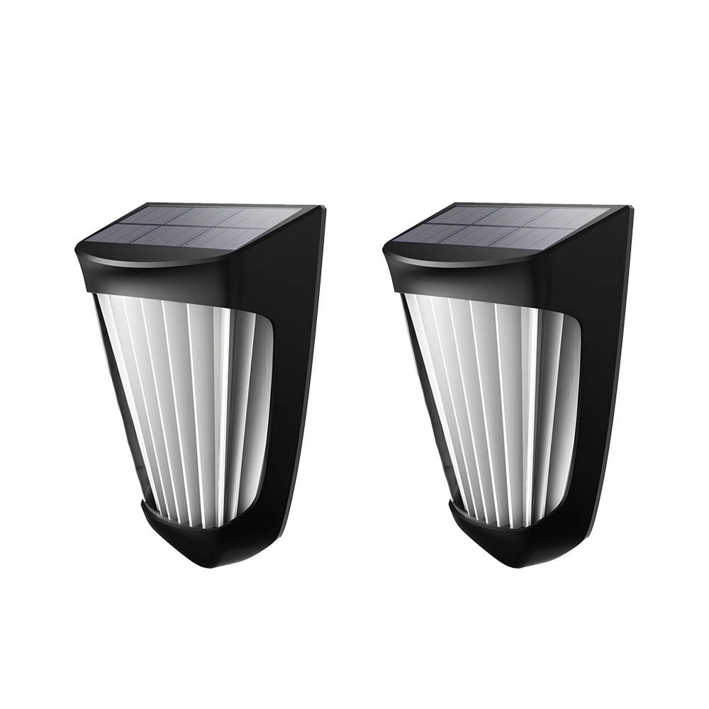 2PCS Exterior 10 LED Solar Fence Lights Waterproof, Outdoor Wall Light, detail 6