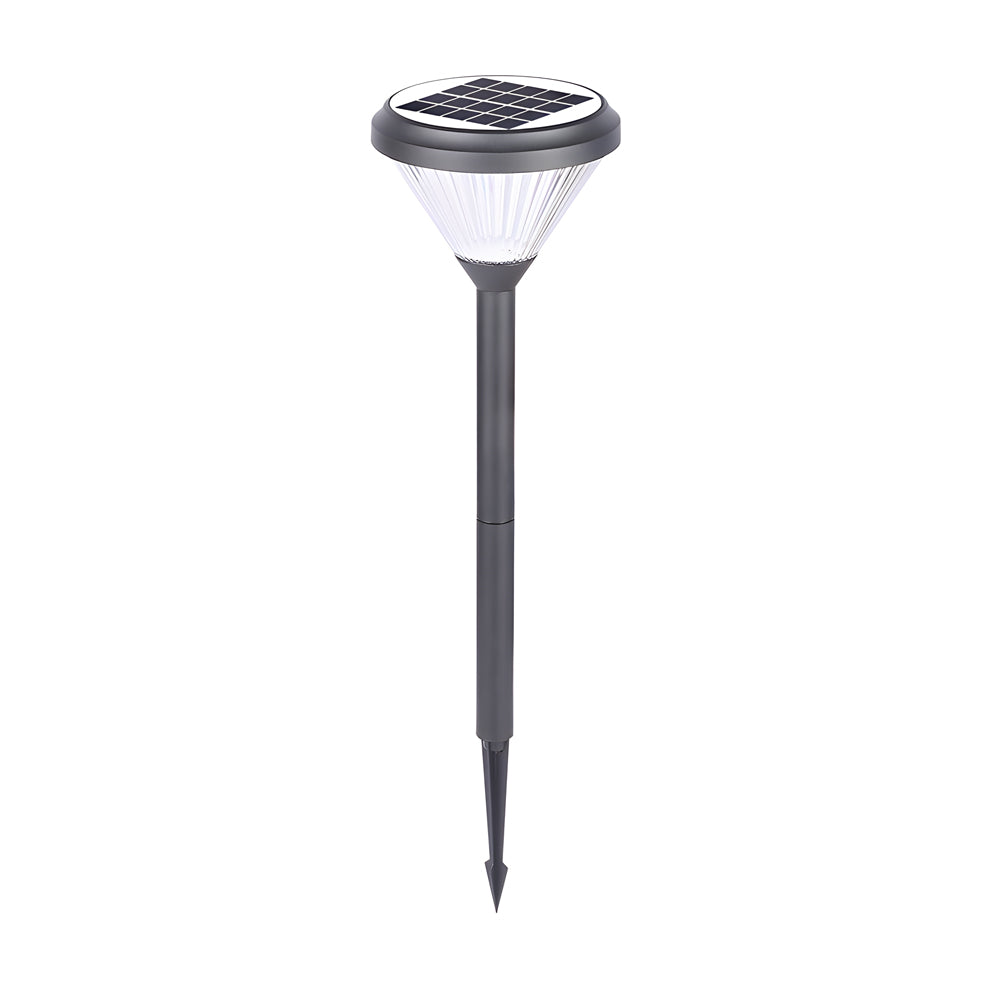 Crystal 27.6-inch H Black Garden Solar Pathway Lights, Outdoor Wall Light, detail 7