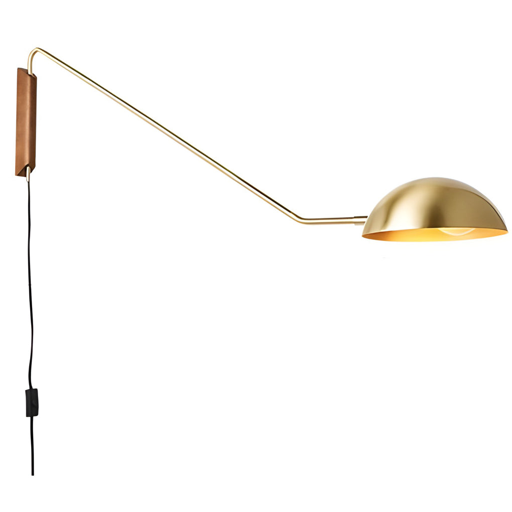 Adjustable Creative E26 Nordic Pivot Arm Wall Light, Bedroom Wall Sconce, detail 9